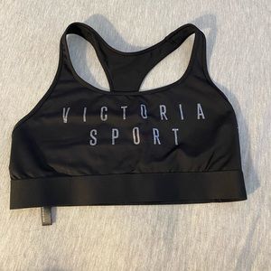 Black Victoria’s Secret sports bra